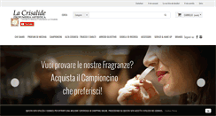 Desktop Screenshot of profumerialacrisalide.com